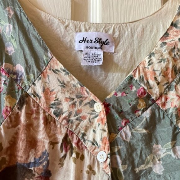 Women's VIntage Pink Vest Top L